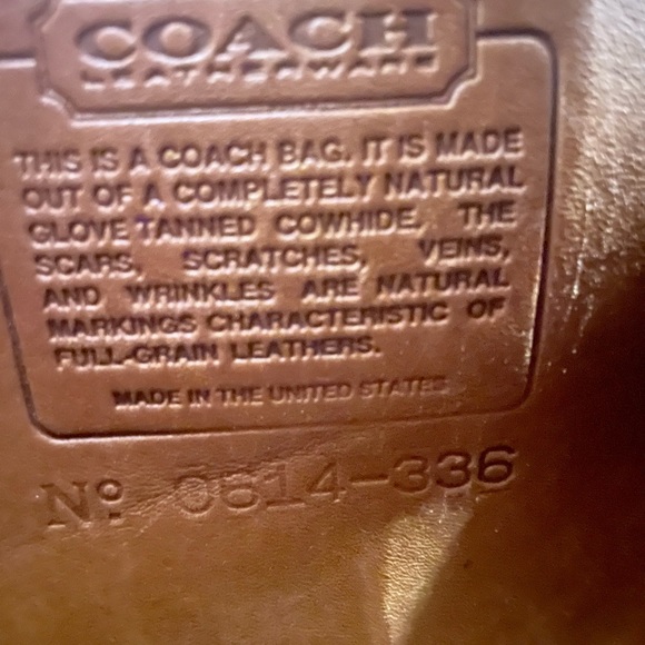 Coach Vintage Leather Crossbody - Picture 9 of 11